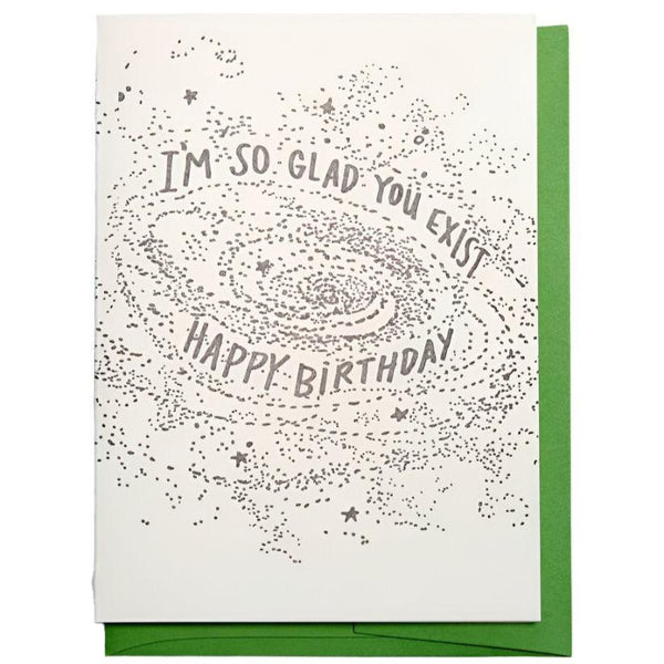 So Glad You Exist Birthday Card - Freshie & Zero Studio Shop