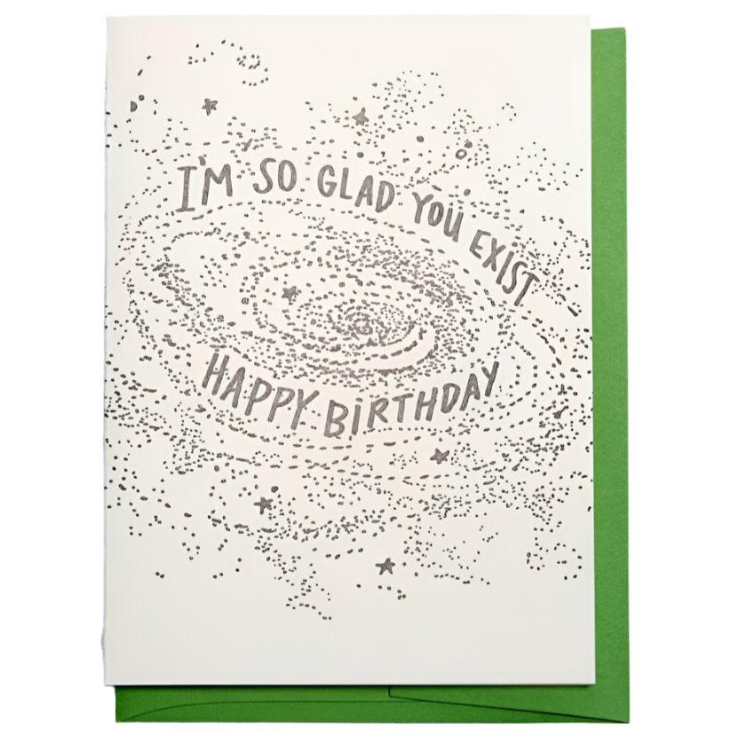 So Glad You Exist Birthday Card - Freshie & Zero Studio Shop