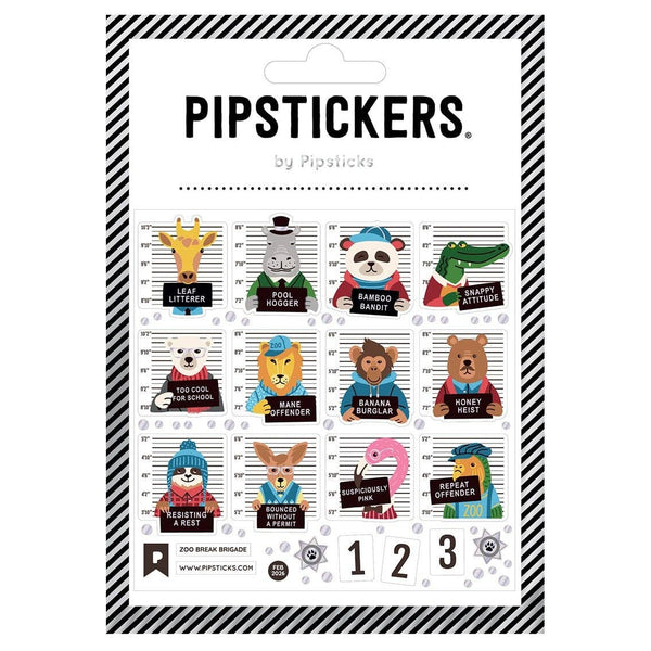 Zoo Break Brigade Sticker Sheet by Pipstickers - Freshie & Zero Studio Shop