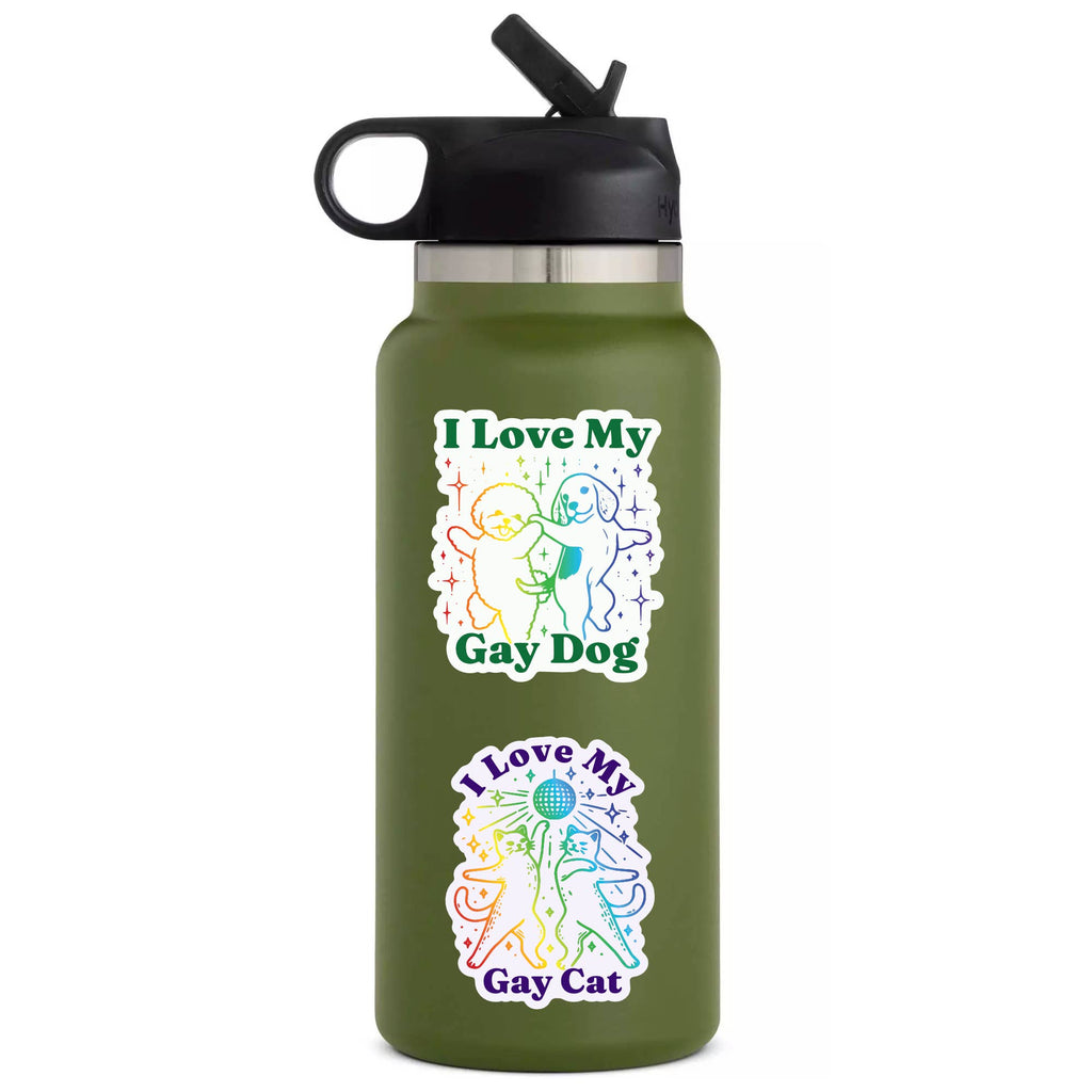 I Love My Gay Dog High Quality Vinyl Sticker - Freshie & Zero Studio Shop