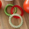 Locally Grown Tomato Red Teleties Hair Ties - Freshie & Zero Studio Shop