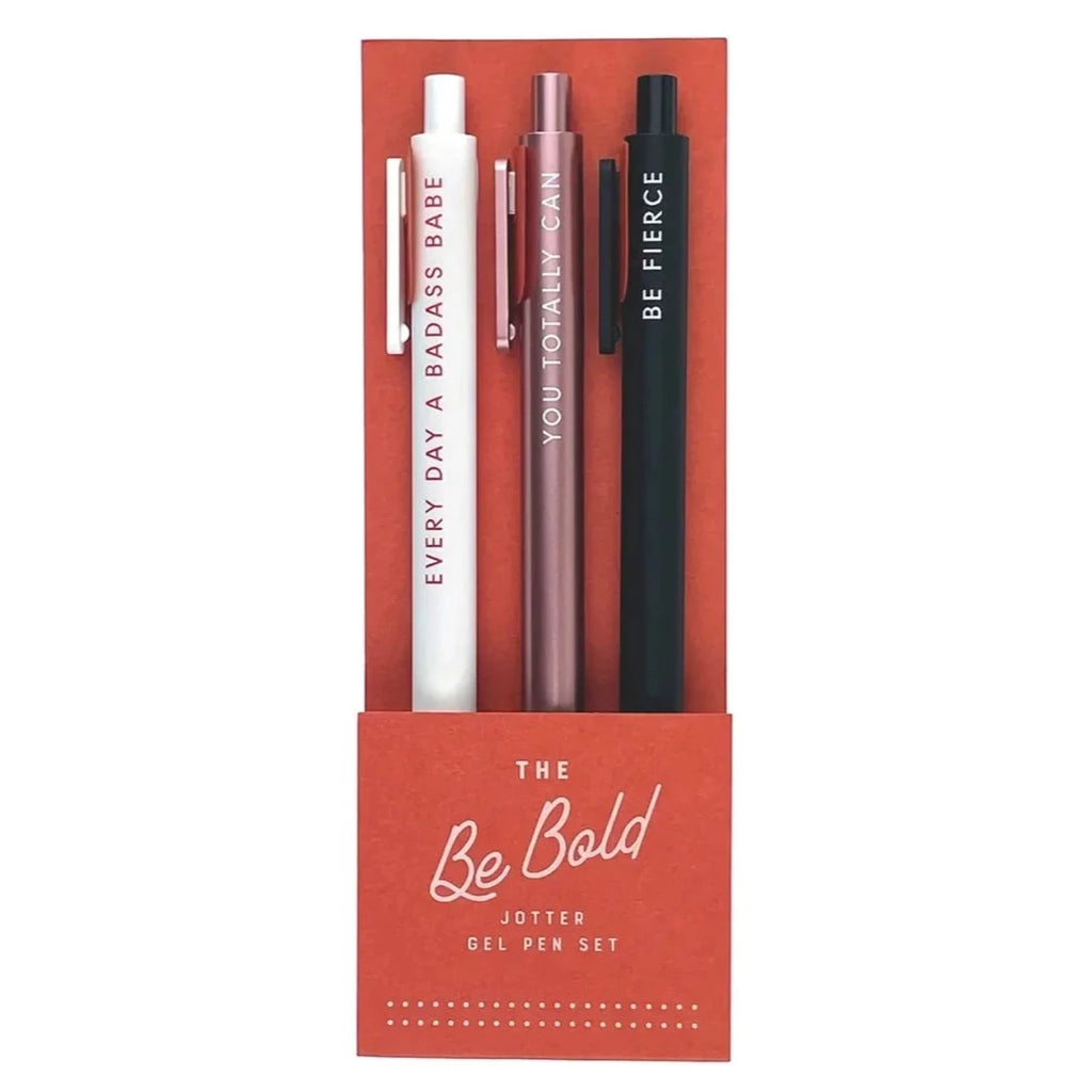 Be Bold - Pack of 3 Gel Pens - Freshie & Zero Studio Shop