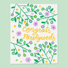 Newlyweds Floral Card | The Good Twin - Freshie & Zero Studio Shop