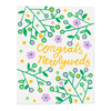 Newlyweds Floral Card | The Good Twin - Freshie & Zero Studio Shop