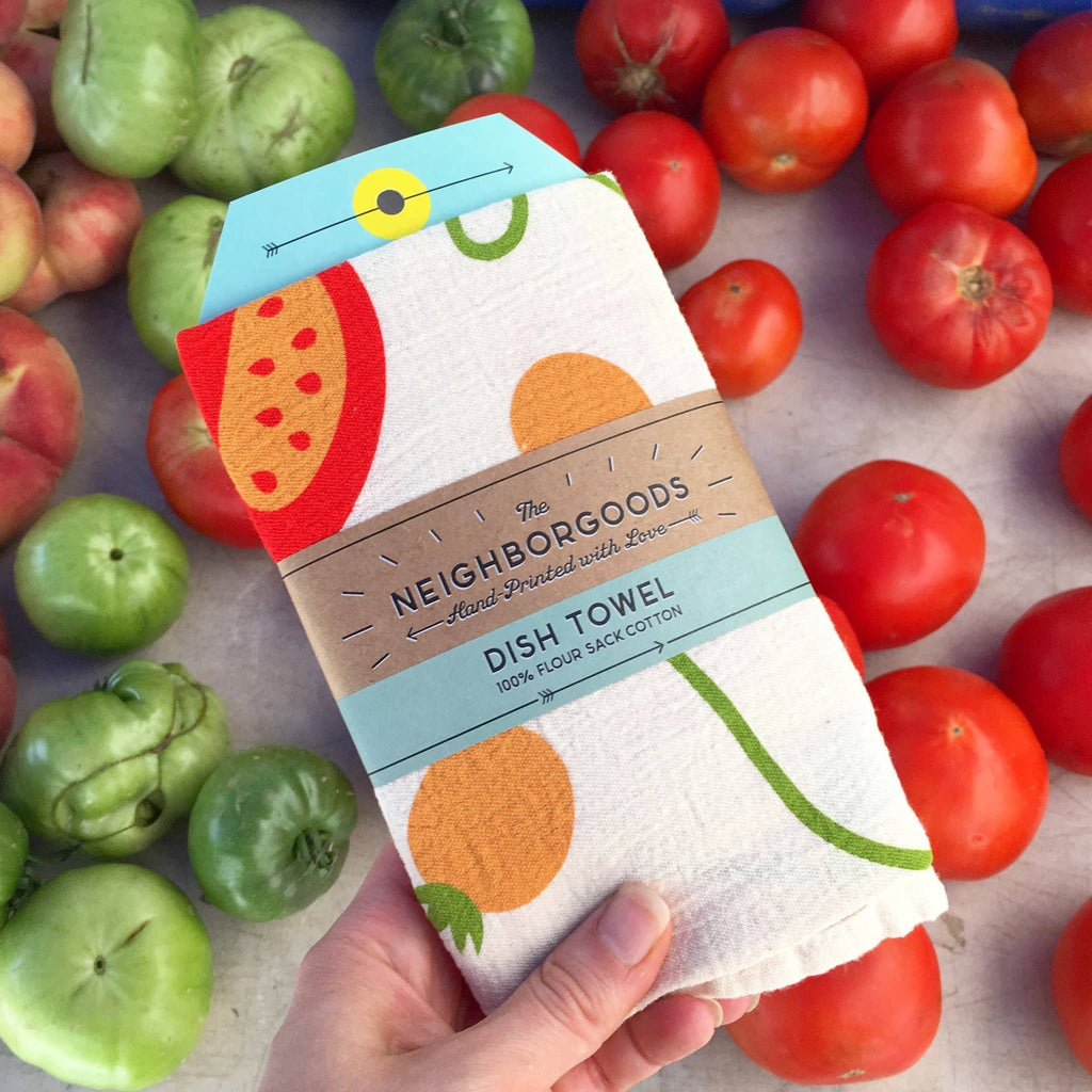 Tomato Tea Towel - Freshie & Zero Studio Shop