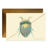 Teal Beetle Stationery Boxed Set of 6 - Freshie & Zero Studio Shop