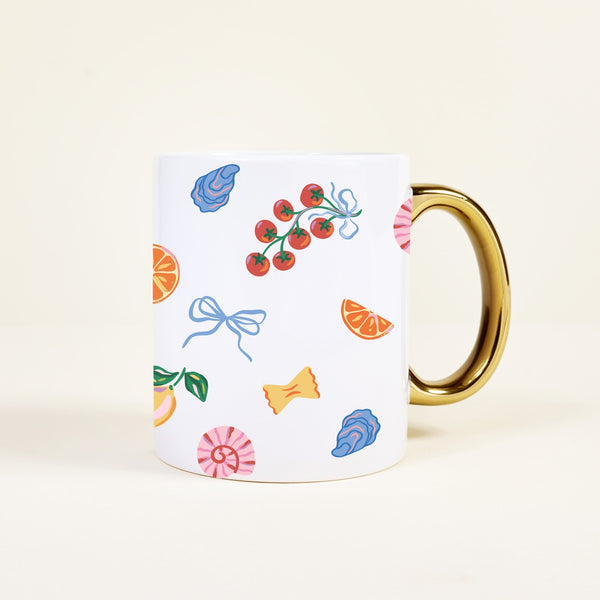 Italian Summer Ceramic Mug - Freshie & Zero Studio Shop
