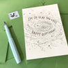 So Glad You Exist Birthday Card - Freshie & Zero Studio Shop