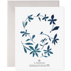 Indigo Thinking of You Sympathy Card by E. Frances - Freshie & Zero Studio Shop