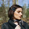 Dark Rose Shadow Velvet Covered Alligator Clips - Freshie & Zero Studio Shop