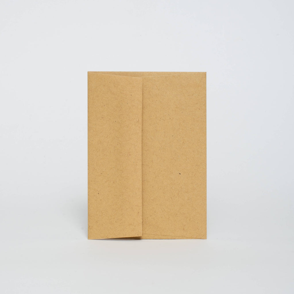 Thank You Little Flowers Letterpress Greeting Card by Egg Press: Paper tab - Freshie & Zero Studio Shop
