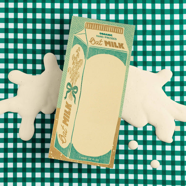 Oat Milk Risograph Notepad - Freshie & Zero Studio Shop