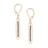 lyric earrings with smoky quartz - Freshie & Zero Studio Shop