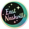 Moon and Stars East Nashville Holographic Sticker - Freshie & Zero Studio Shop