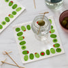 Green Olives Cocktail Napkin Set of 4 - Freshie & Zero Studio Shop