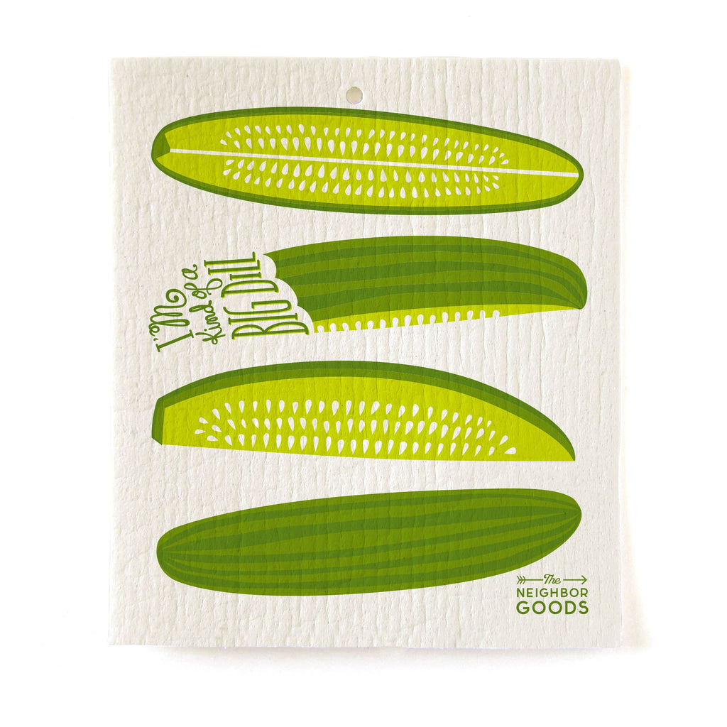 Pickle Sponge Cloth - Freshie & Zero Studio Shop