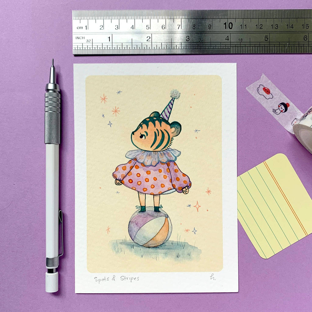 Spots & Stripes Mini Print - Freshie & Zero Studio Shop