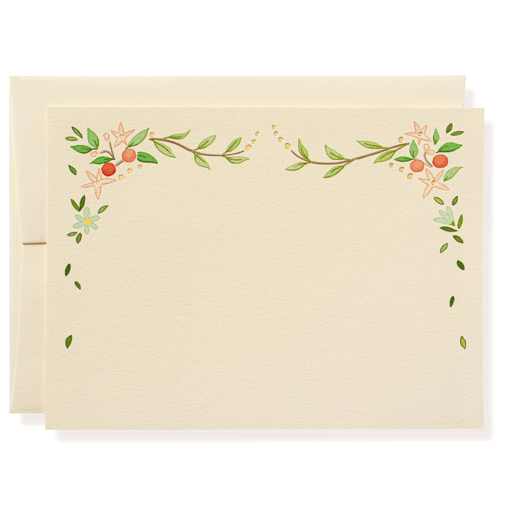 Lake Floral Notecards: Set of 10 - Freshie & Zero Studio Shop