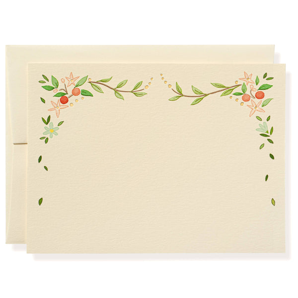 Lake Floral Notecards: Set of 10 - Freshie & Zero Studio Shop