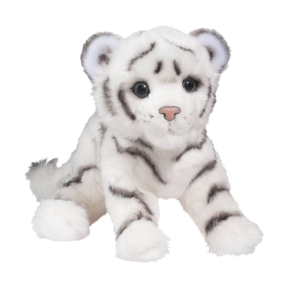 Silky the White Tiger Cub Soft Plush Toy - Freshie & Zero Studio Shop