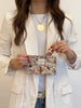 Small Makeup Bag: Floral Blum - Freshie & Zero Studio Shop