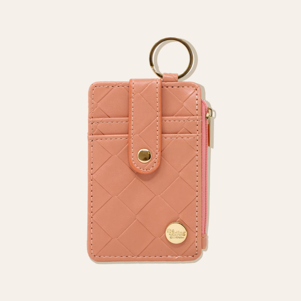 Woven Keychain Wallet - Rose - Freshie & Zero Studio Shop
