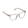 Peepers x Laura Park Reading Glasses: Nola - Gray/Chelsea Orange - Freshie & Zero Studio Shop