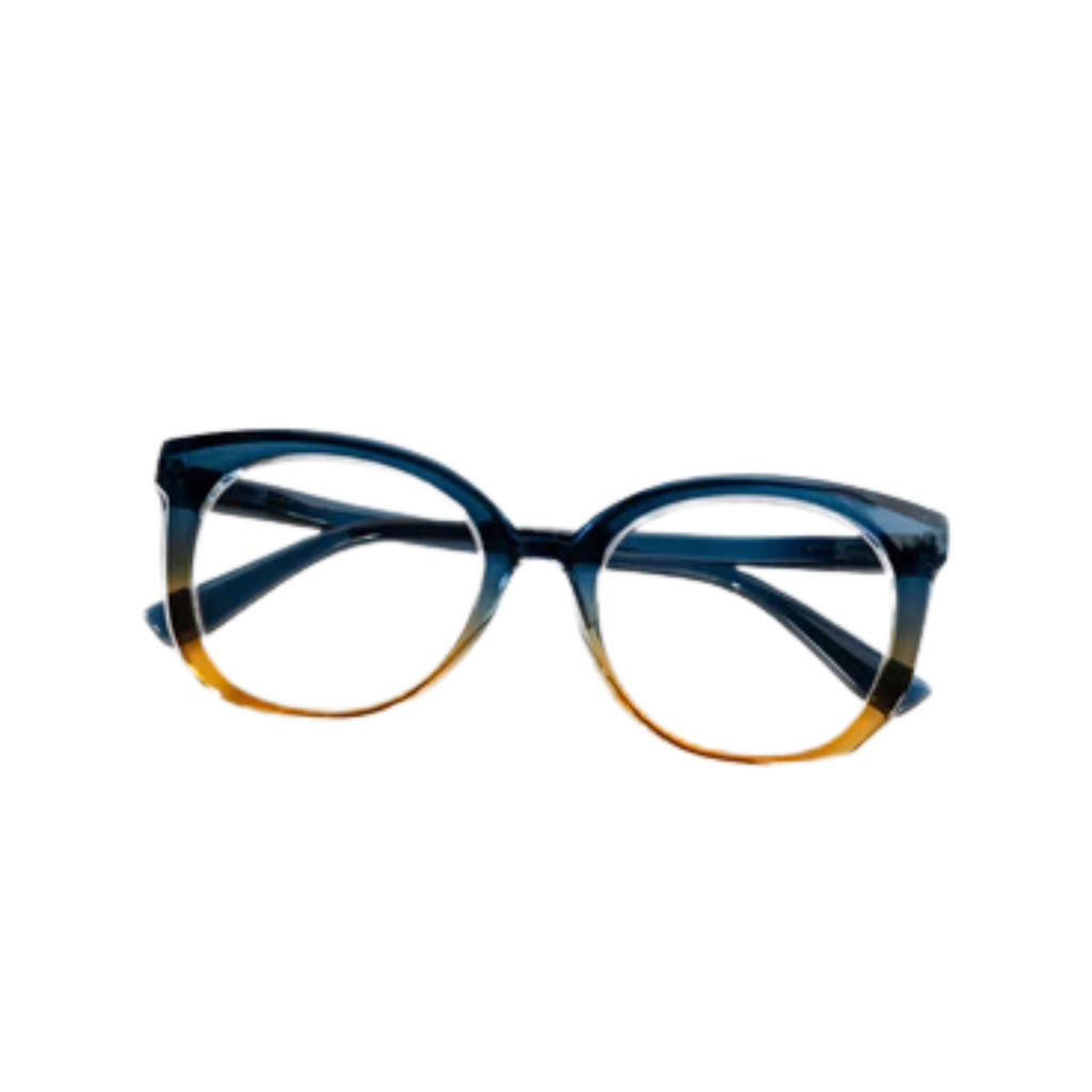 Peepers Reading Glasses: Fiona Blue/Amber - Freshie & Zero Studio Shop