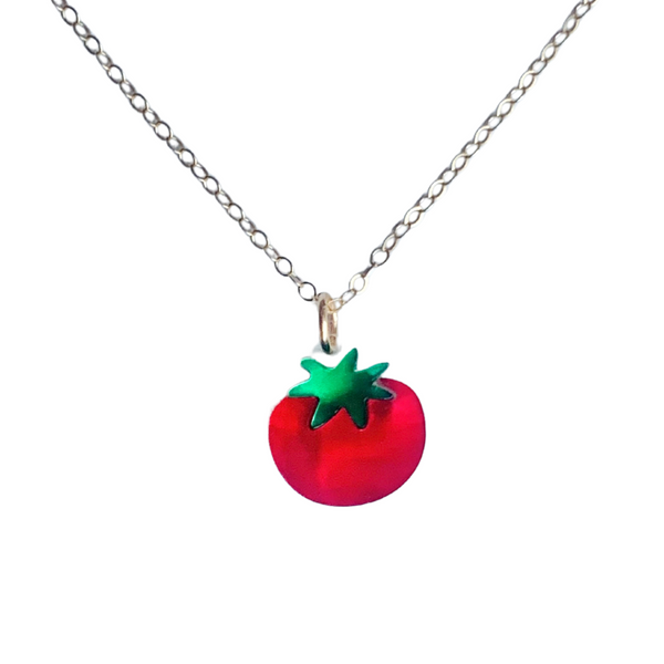 Dainty Tomato Necklace by Elise Design - Freshie & Zero Studio Shop