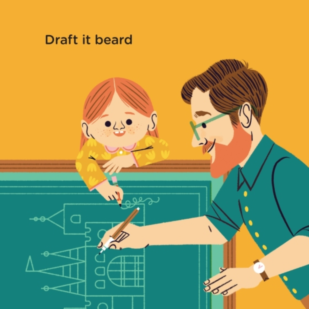 My First Book of Beards Board Book - Freshie & Zero Studio Shop