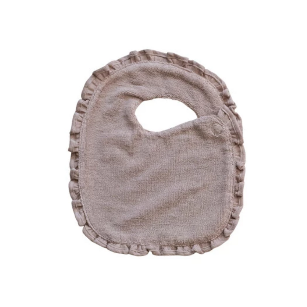 Ruffle Cotton Cloth Baby Bib - Freshie & Zero Studio Shop