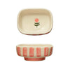 Flower & Stripes Footed Mini Bowl - Freshie & Zero Studio Shop
