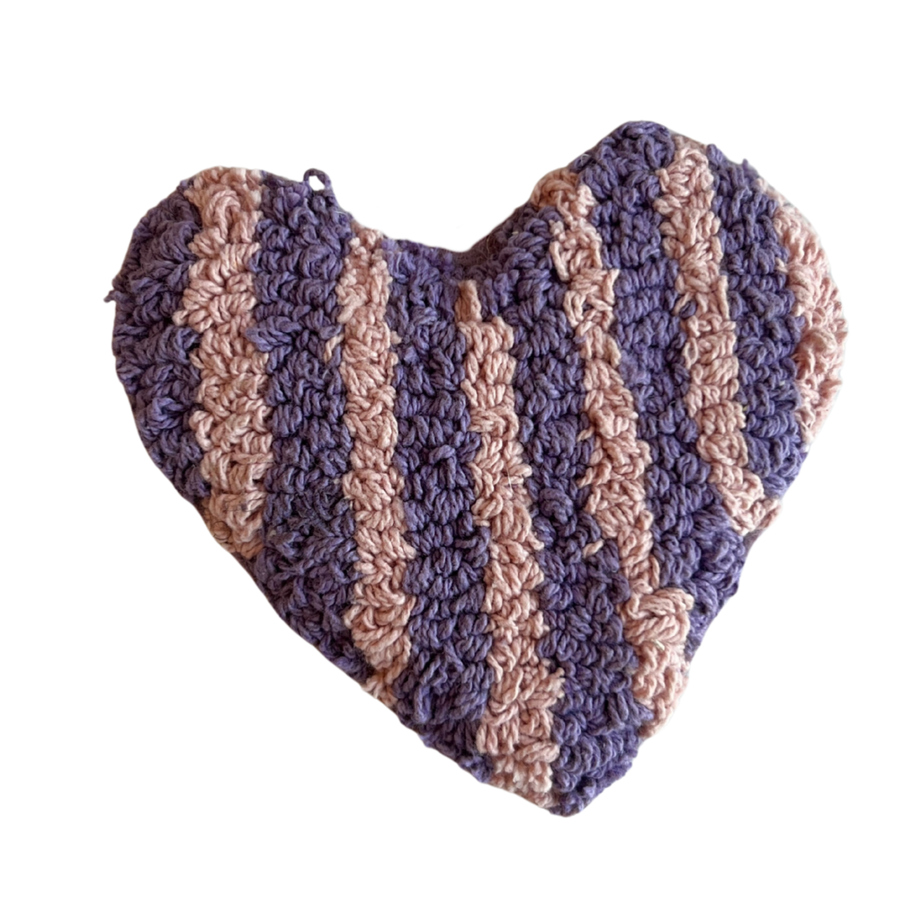 Cotton Blend Heart Shaped Coasters - Freshie & Zero Studio Shop
