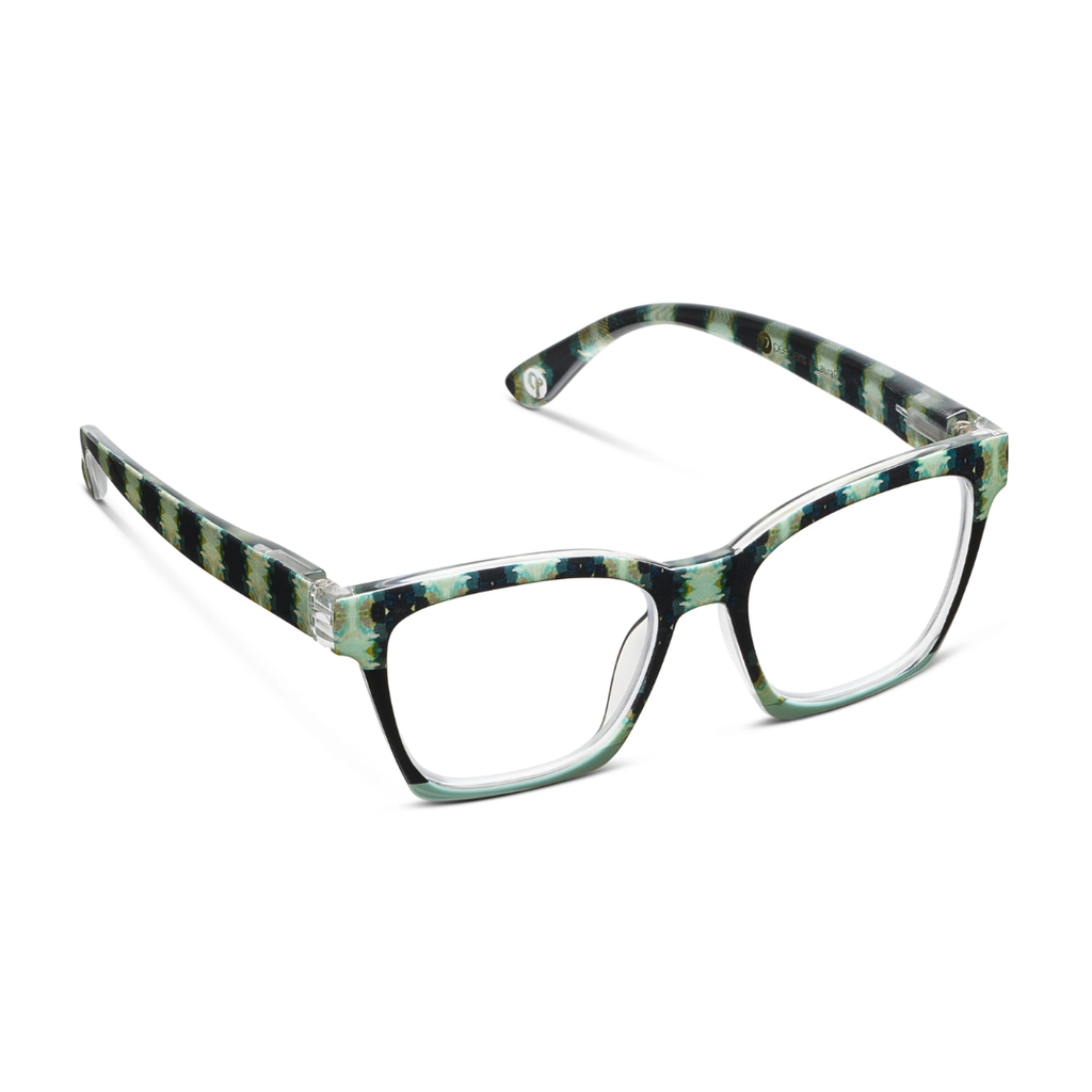 Peepers x Laura Park Reading Glasses: Birdie/Orchid Blossom Navy Colorblock - Freshie & Zero Studio Shop