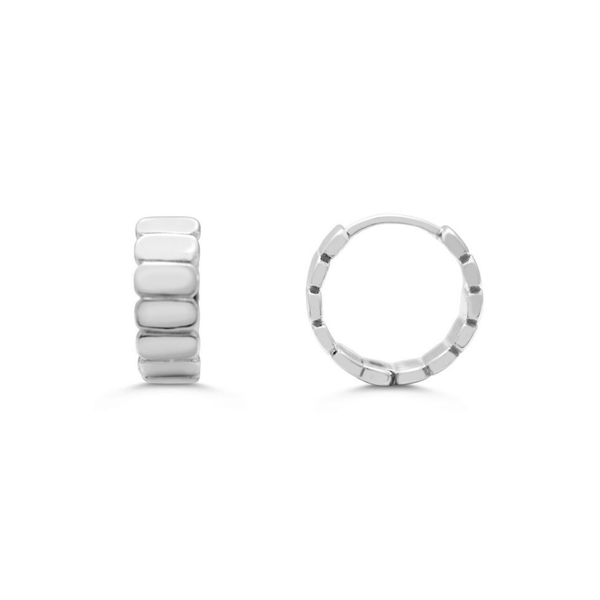 Corrugated Huggie Hoop - Freshie & Zero Studio Shop