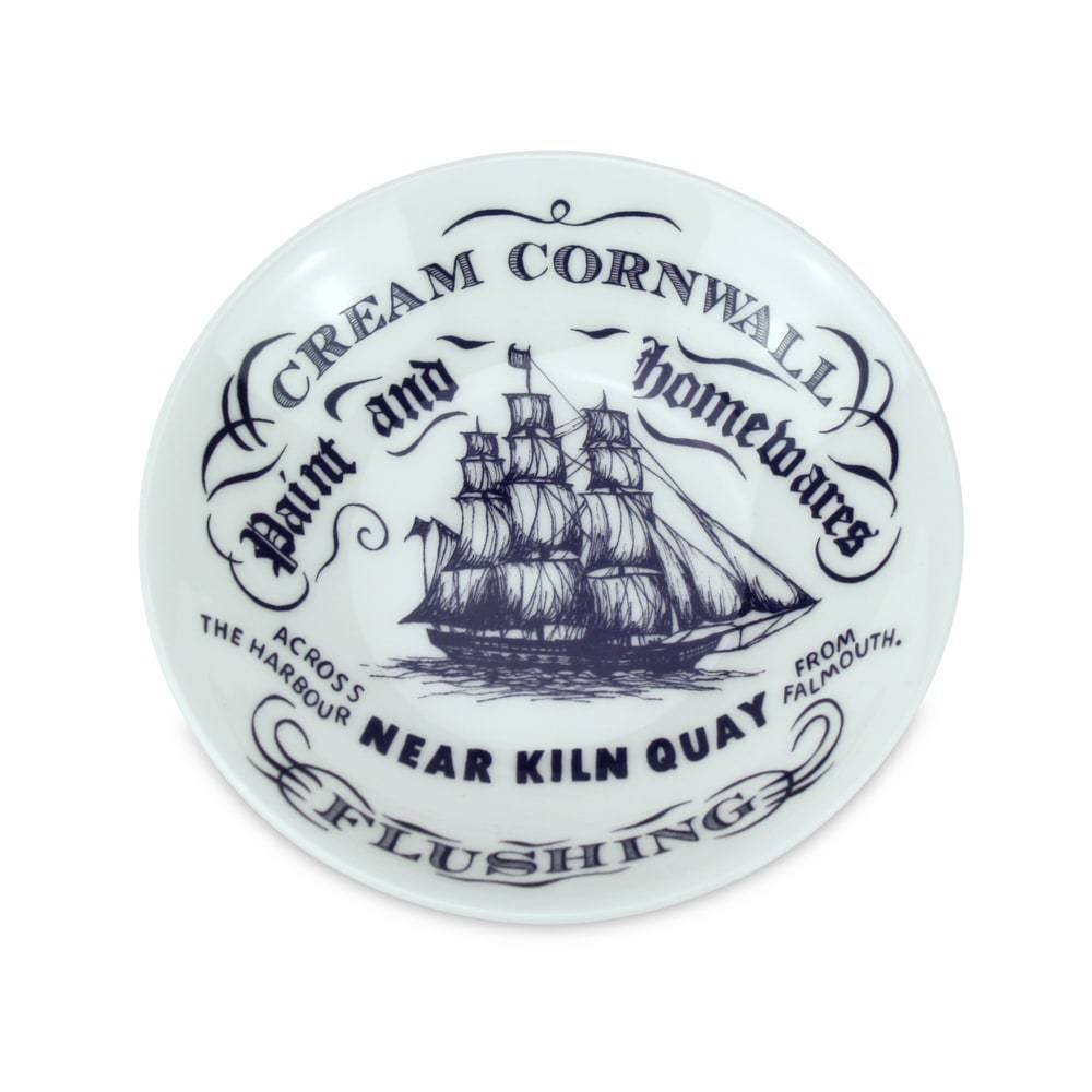 Cream Cornwall Paint & Homewares Blue And White Trinket Dish - Freshie & Zero Studio Shop