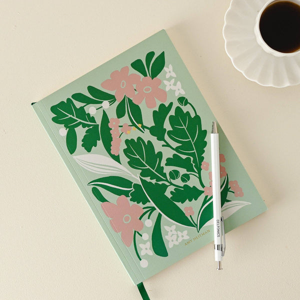 Daphne Floral Soft Cover Journal - Freshie & Zero Studio Shop