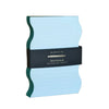 Wavy Shaped Notepad | Mint + Evergreen Edge - Freshie & Zero Studio Shop