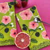 Matcha Floral Cotton Napkin Set of 4 - Freshie & Zero Studio Shop