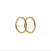 Ava Gold Huggie Infinity Hoop Earrings - Small - Freshie & Zero Studio Shop
