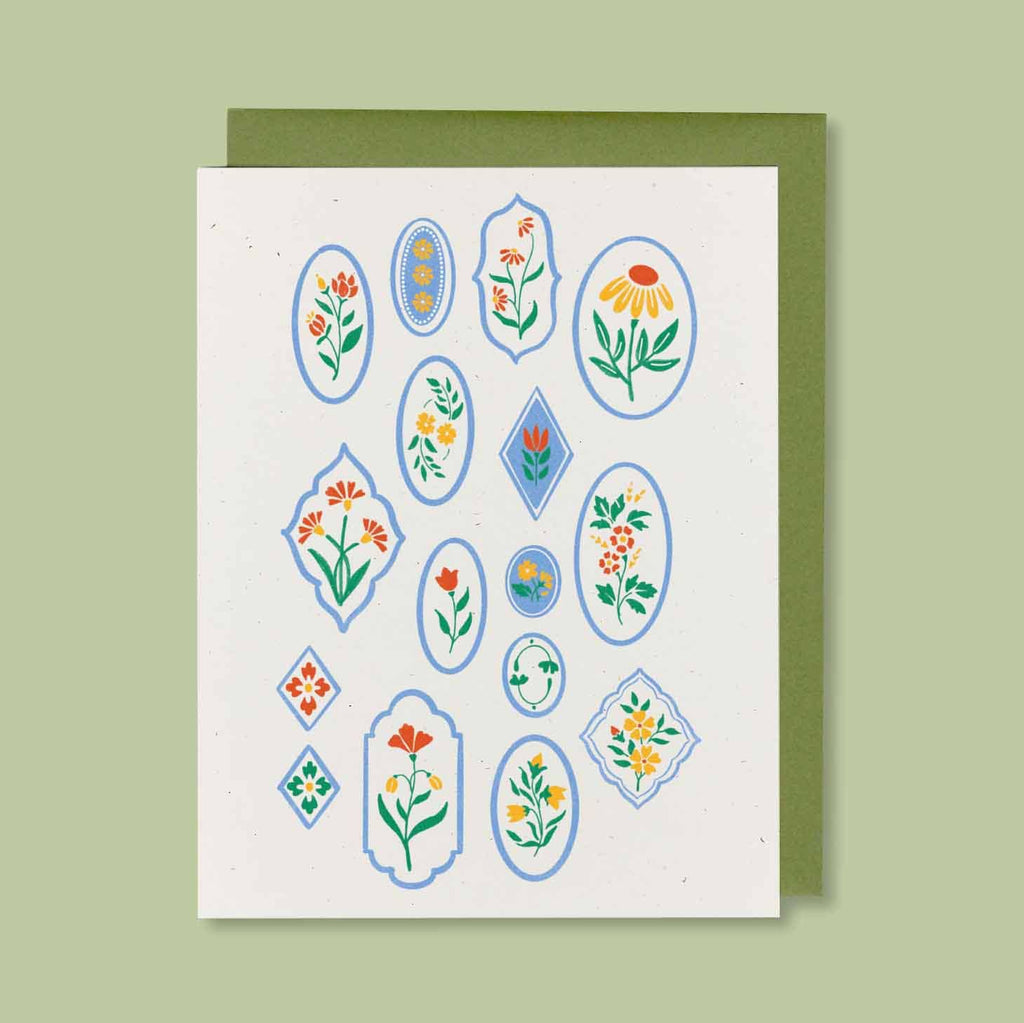 Flower Gallery All Occasion Greeting Card - Freshie & Zero Studio Shop