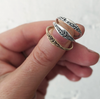 Fern ring: Bronze / Size 8- 57.0mm - Freshie & Zero Studio Shop