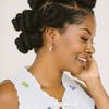 Pennsylvania Avenue Earrings: Lavender & Plum Dip - Freshie & Zero Studio Shop