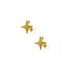 Estelle Gold Sparkle Emoji Flatback Waterproof Stud Earrings - Freshie & Zero Studio Shop