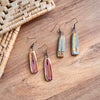 Turquoise Long Line Designed Earrings - Freshie & Zero Studio Shop