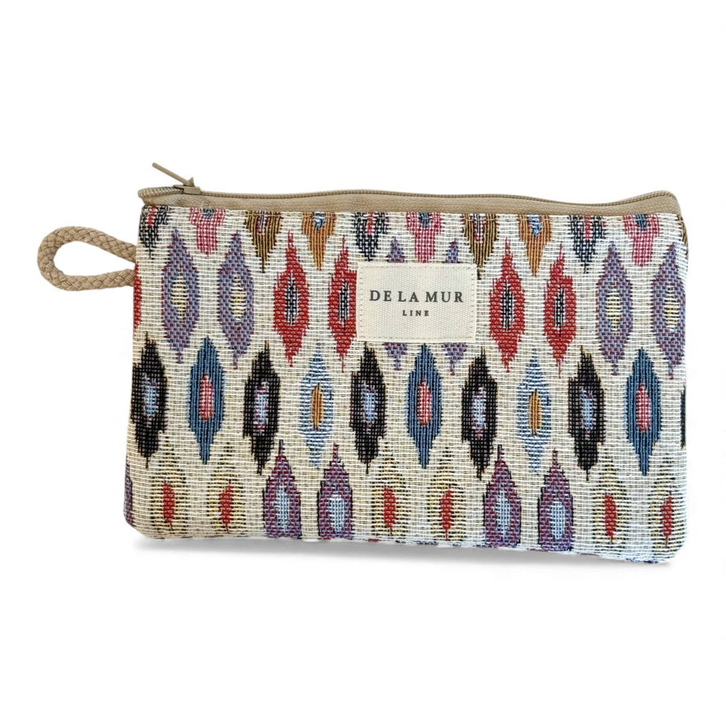 Small Makeup Bag: Boho Geometric - Freshie & Zero Studio Shop