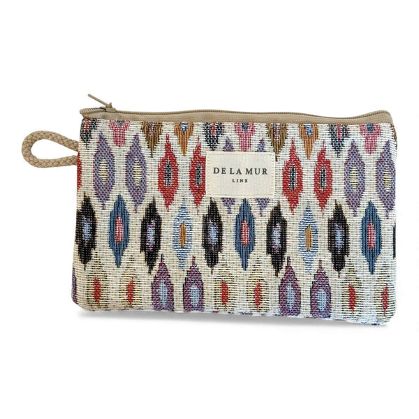 Small Makeup Bag: Boho Geometric - Freshie & Zero Studio Shop