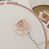Magnetic Wooden Needle Minder: Floral Moth - Freshie & Zero Studio Shop