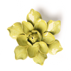 English Garden Ceramic Flower: 4.5" Chartreuse Columbine - Freshie & Zero Studio Shop