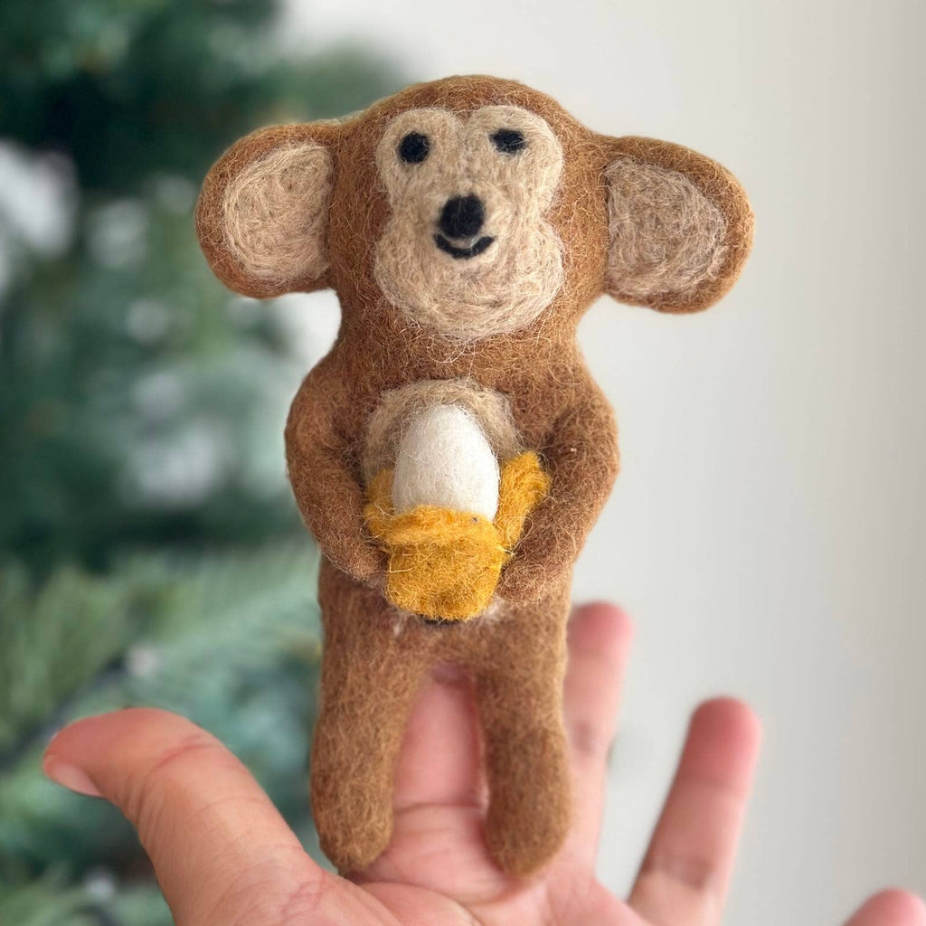 Safari Animals Felt Finger Puppets - Freshie & Zero Studio Shop